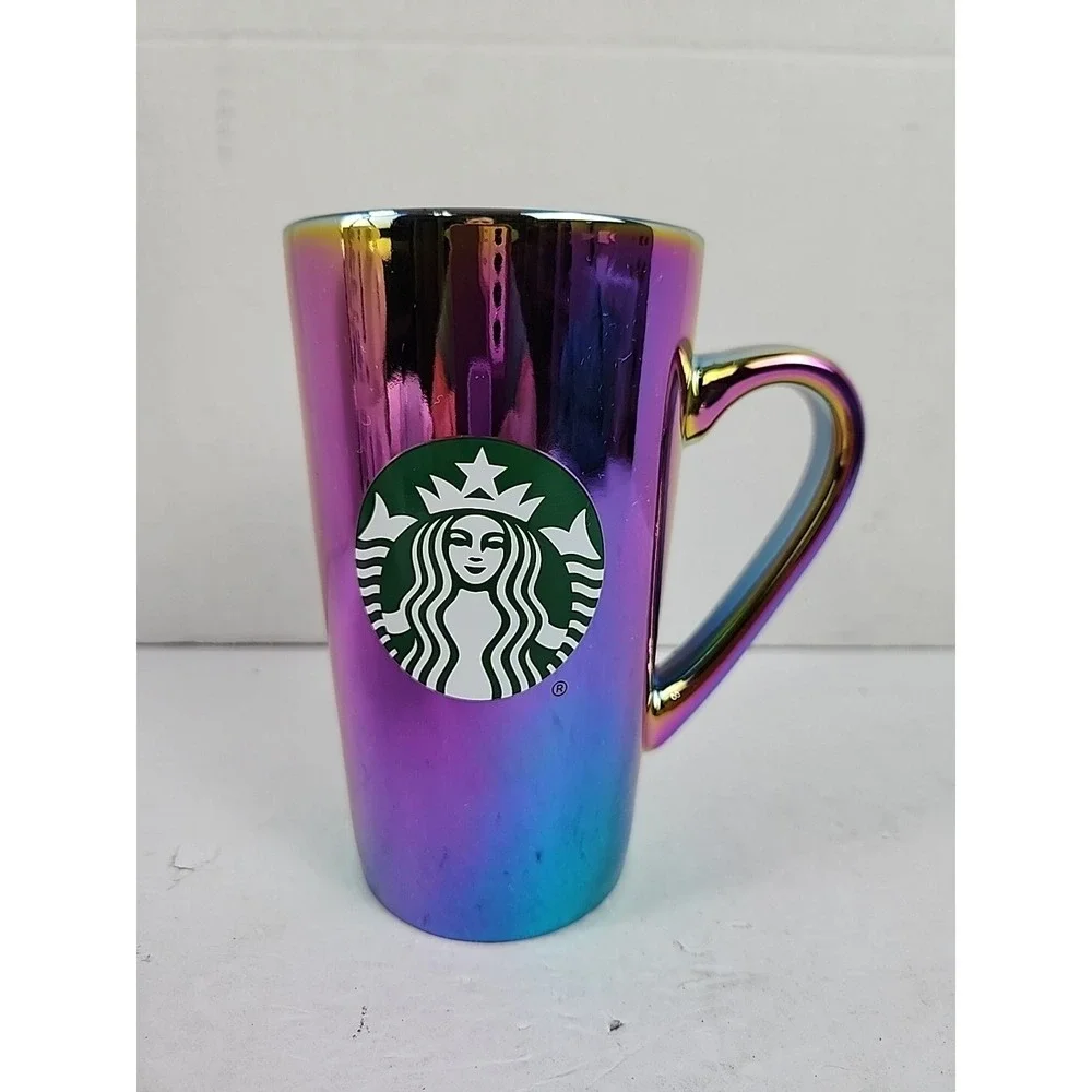 Holographic 2022 STARBUCKS Iridescent HOLIDAY Collectors Coffee Mug Cup 16 OZ